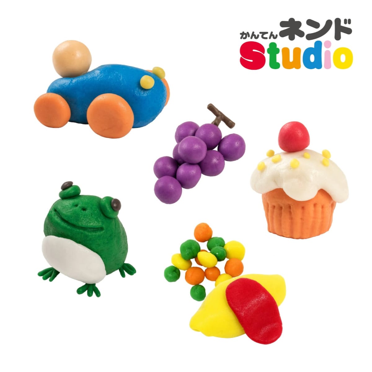 かんてんネンドStudio 4色セット(基本の4色): ｜教育・保育関係者向け