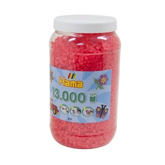 ハマビーズ ボトル 13000pcs ケイコウピンク