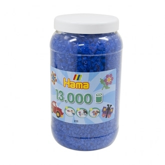 ハマビーズ ボトル 13000pcs ケイコウクリアブルー