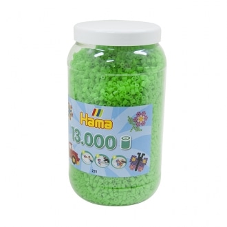 ハマビーズ ボトル 13000pcs ケイコウグリーン