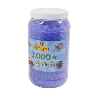 ハマビーズ ボトル 13000pcs クリアライトパープル