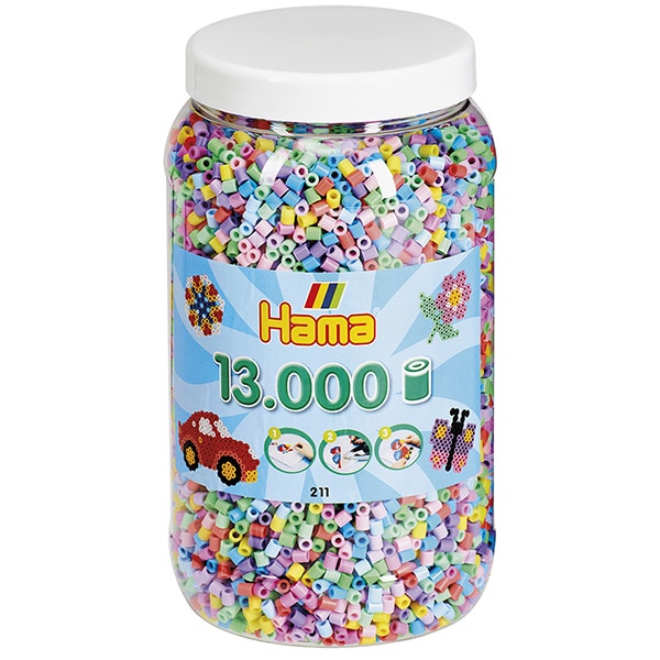 ハマビーズ ボトル 13000pcs ミックスパステル