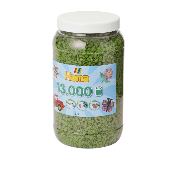 ハマビーズ ボトル 13000pcs オリーブグリーン