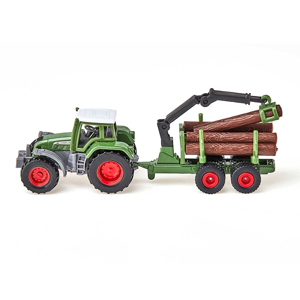 Fendt トラクター 木材運搬トレーラー付き